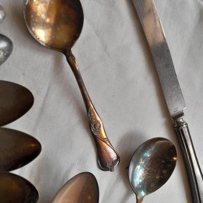 Large assortment of flatware Rogers & sons, Japan Airline, and more