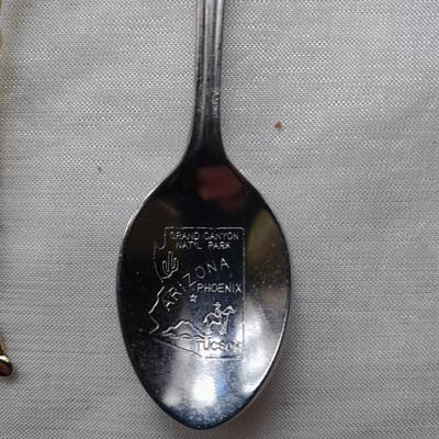 Collectable spoons Irish Fair, Tombstone Ca., Arizonia and more