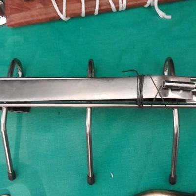 Bathroom organization, robe hangers, door hanger, towel racks and more