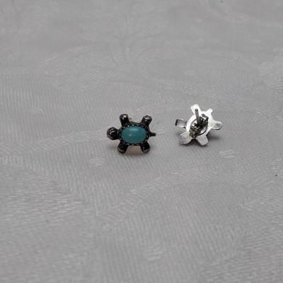 Turquoise Turtle 925 Earrings