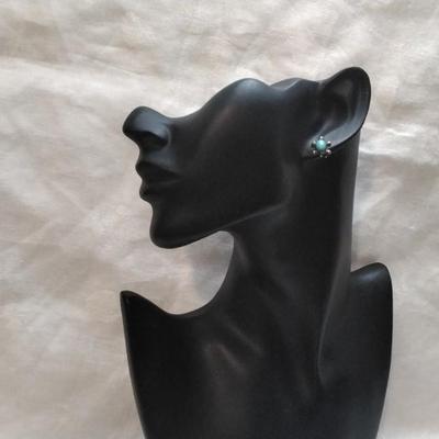 Turquoise Turtle 925 Earrings