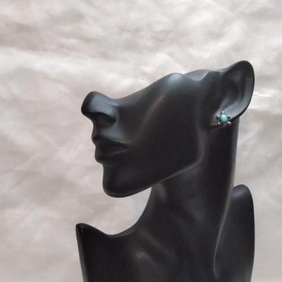 Turquoise Turtle 925 Earrings