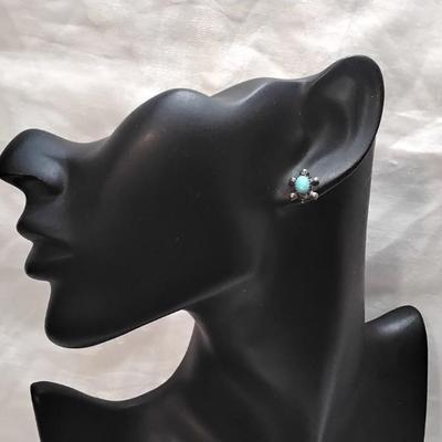 Turquoise Turtle 925 Earrings