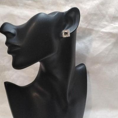 Onyx Stud 925 Earrings