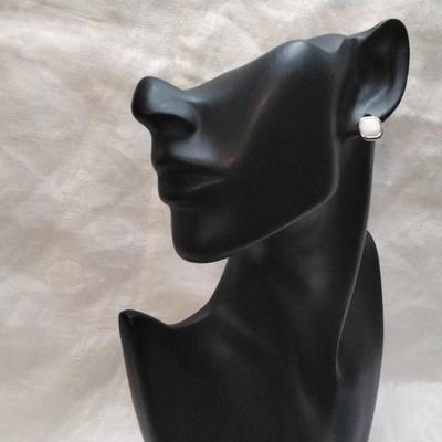 Vintage Mother of Pearl 925 Stud Earrings