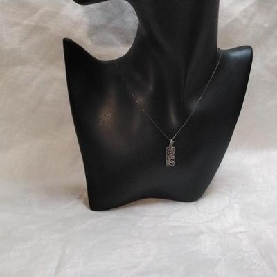 Antique Marcasite 18" 925 Necklace