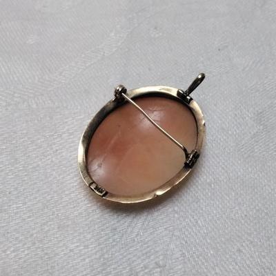 Antique 14K Cameo Brooch/Pendant