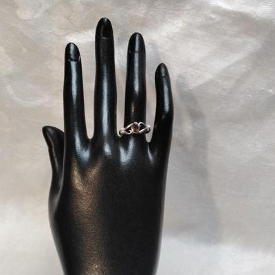 Rhodolite Garnet 925 Ring Size 7.5