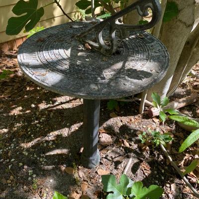 Vintage Metal Sun Dial