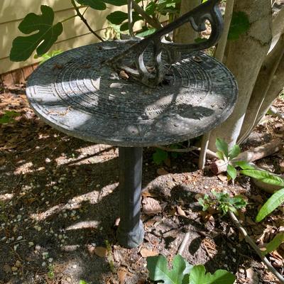 Vintage Metal Sun Dial