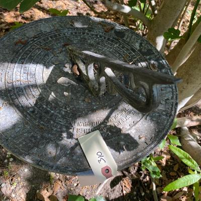 Vintage Metal Sun Dial