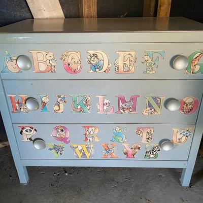 Vintage Metal 3 drawer chest