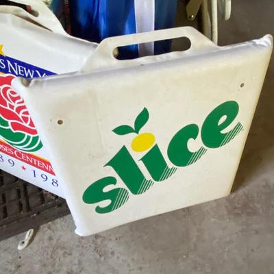 Plastic Storage Shelf with Contents