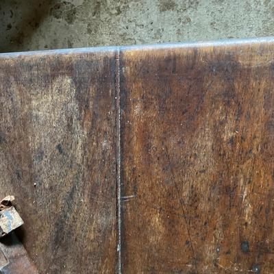 Antique small space drop leaf table