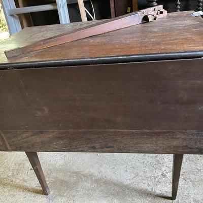 Antique small space drop leaf table