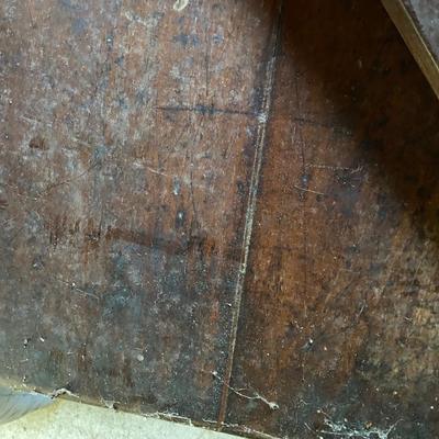 Antique small space drop leaf table