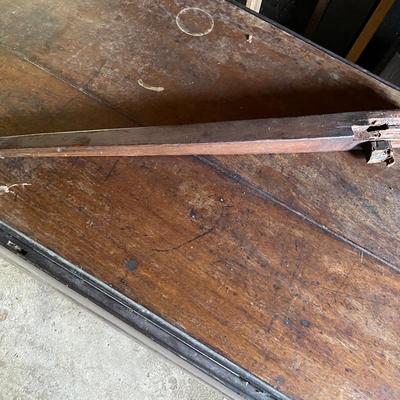 Antique small space drop leaf table