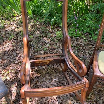 Antique chair lot