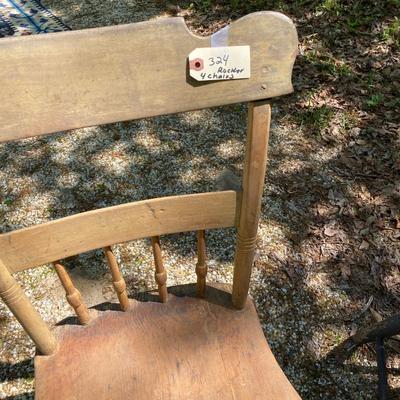 Antique chair lot