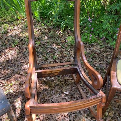 Antique chair lot