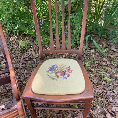 Antique chair lot