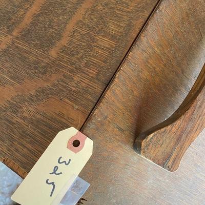 Remnants of a drop leaf desk