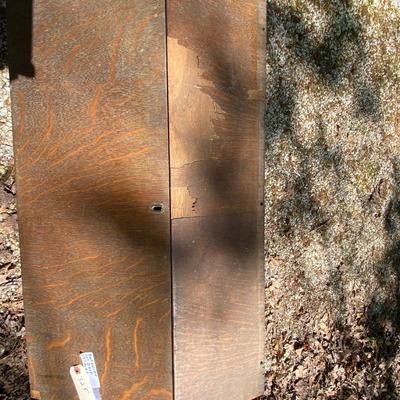Remnants of a drop leaf desk