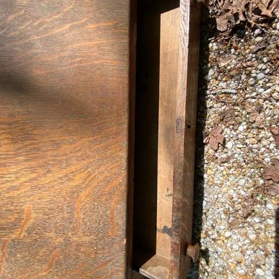 Remnants of a drop leaf desk