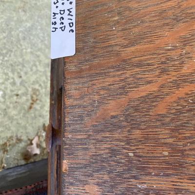 Remnants of a drop leaf desk