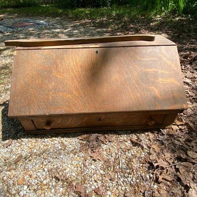 Remnants of a drop leaf desk