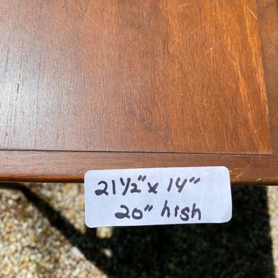 Mid-century modern Walnut Nesting Table Set