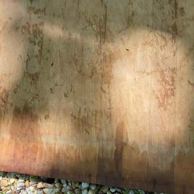 Butcher block wood section