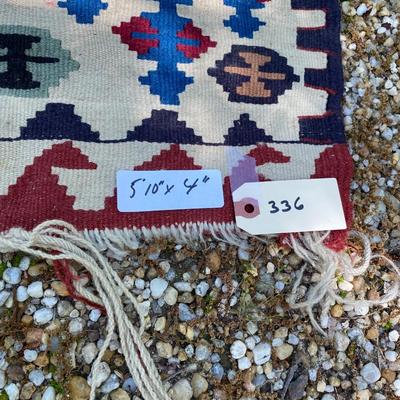 Hand woven rug