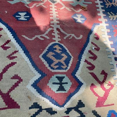 Hand woven rug