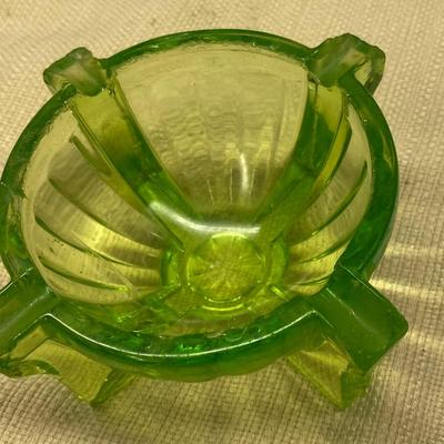 Broken and Chipped Vintage Uranium Ashtray