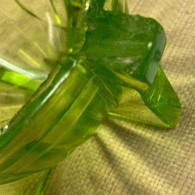 Broken and Chipped Vintage Uranium Ashtray