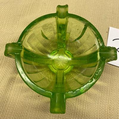 Broken and Chipped Vintage Uranium Ashtray