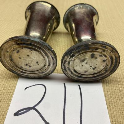 Sterling Silver Salt and Pepper Shakers