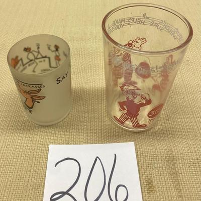 Vintage Howdy Doody Glass