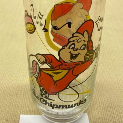 Vintage Alvin the Chipmunk Glass