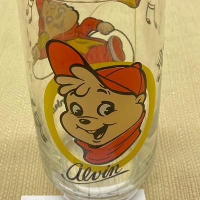 Vintage Alvin the Chipmunk Glass
