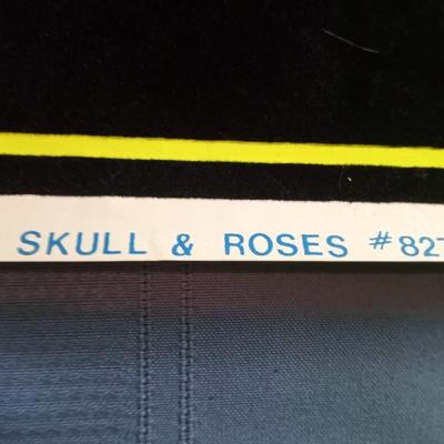 VINTAGE GRATEFUL DEAD BLACKLIGHT POSTER "Skull & Roses"