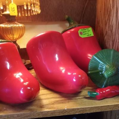 Red Pepper Canister set