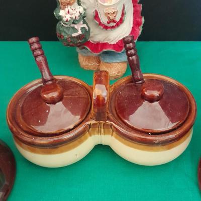 Coffee time with the Gingerbread boy Chef piggy bank