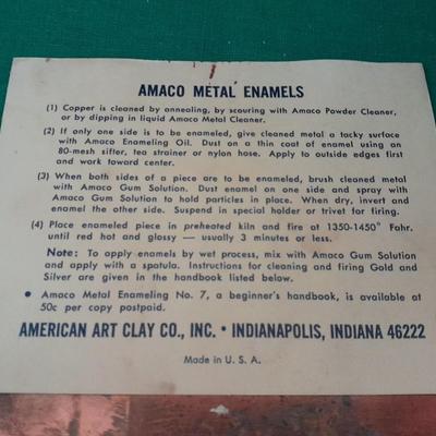 Metal Enameling kit, KILN, how to books, and accessories