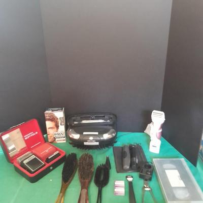 Vintage Remington soft-foil 2 shaver, lint brushes, women's shaver, and more