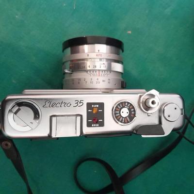 Vintage Yashica Electro 35 35mm Camera carried throughout Vietnam. With case