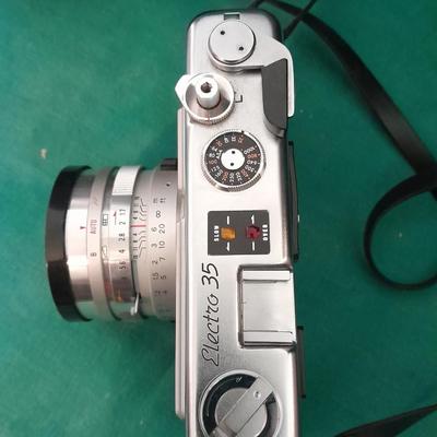 Vintage Yashica Electro 35 35mm Camera carried throughout Vietnam. With case