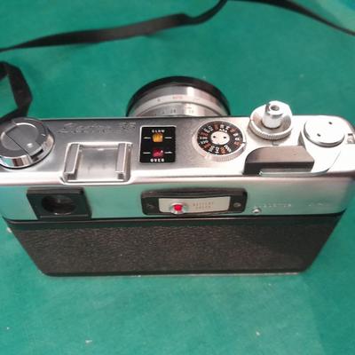 Vintage Yashica Electro 35 35mm Camera carried throughout Vietnam. With case