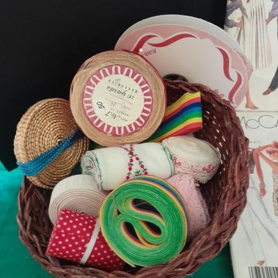 Sewing items, Patterns, Snaps, zippers, pins, concho's and more